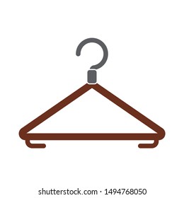 hanger icon. flat illustration of hanger vector icon. hanger sign symbol