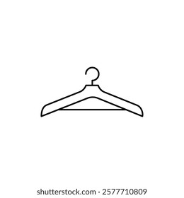 Hanger icon Flat simple outline