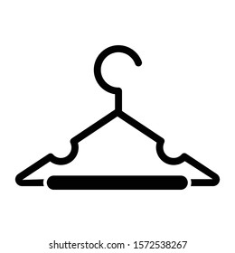hanger icon glyph vector design
