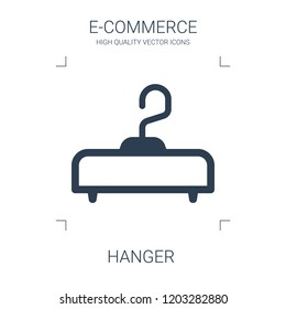 hanger icon. high quality filled hanger icon on white background. from e commerce collection flat trendy vector hanger symbol. use for web and mobile