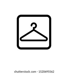 hanger icon illustration isolated on White background