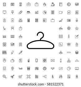 hanger icon illustration isolated vector sign symbol. Office icons set.