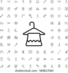 hanger icon illustration isolated vector. Beauty icons set.