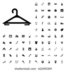 Hanger icon illustration isolated vector. beauty icons vector set. on white backgroun