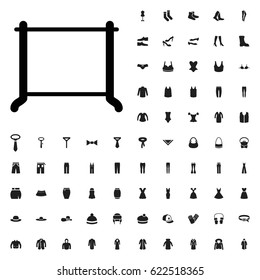 Hanger icon illustration isolated vector sign symbol. clothes icons vector set. on white background