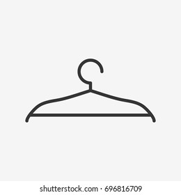 Hanger icon illustration isolated vector sign symbol