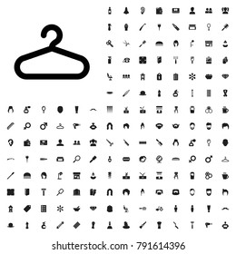 Hanger icon illustration isolated vector sign symbol. editable barber icons vector set.