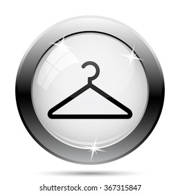 Hanger icon. Internet button on white background. EPS10 vector.
