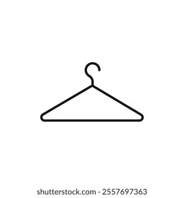 Hanger icon Isolated flat vector in outline