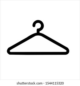 Hanger icon isolated on white background