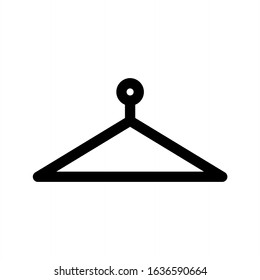 Hanger icon isolated on white background