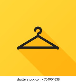 Hanger icon isolated on white background
