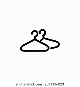 Hanger icon, isolated sign, symbol vector illustration, high quality black style vector icons