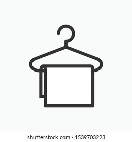 Hanger Icon. Laundry Classic Symbol for Design Elements, Websites, Presentation and Application - Vector. 