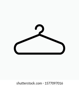 Hanger Icon. Laundry Elements Illustration As A Simple Vector Sign & Trendy Symbol for Design, Websites, Presentation or Application.