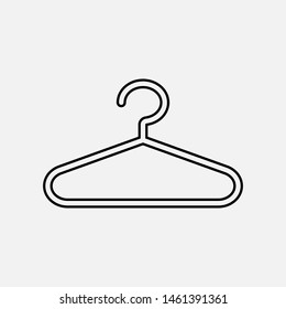 Hanger Icon. Laundry or Fashion Element Illustration As A Simple Vector Sign & Trendy Symbol for Design,  Websites, Presentation or Mobile Application. 