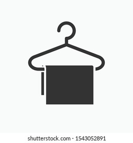 Hanger Icon. Laundry Illustration. Applied as Trendy Symbol for Design Elements, Websites, Presentation and Application - Vector.
