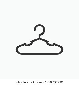 Hanger Icon. Laundry Illustration As A Simple Vector Sign & Trendy Symbol for Design, Websites, Presentation or Application.