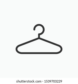 Hanger Icon. Laundry Illustration As A Simple Vector Sign & Trendy Symbol for Design, Websites, Presentation or Application.