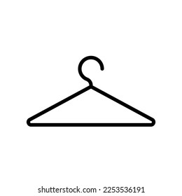 Hanger icon. Laundry supplies. Vector.