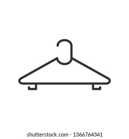 Hanger Icon. Laundry or Wardrobe Illustration As A Simple Vector Sign & Trendy Symbol for Design, Websites, Presentation or Mobile Application.