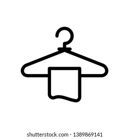 Hanger Icon. Laundry or Wardrobe Illustration As A Simple Vector