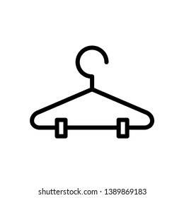 Hanger Icon. Laundry or Wardrobe Illustration As A Simple Vector