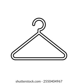 Hanger icon linear logo isolated