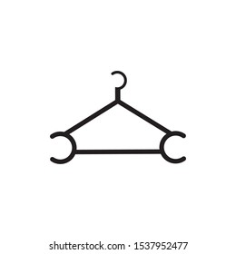 Hanger icon logo design vector template

