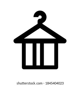 hanger icon or logo isolated sign symbol vector illustration - high quality black style vector icons
