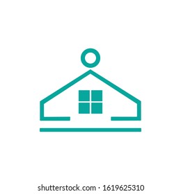 hanger  icon logo vector design