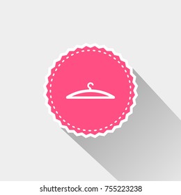hanger icon with long shadow