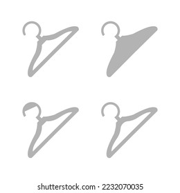 hanger icon on a white background, vector illustration