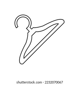 hanger icon on a white background, vector illustration