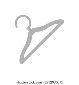 hanger icon on a white background, vector illustration