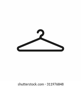 Hanger  icon  on white background. Vector illustration.