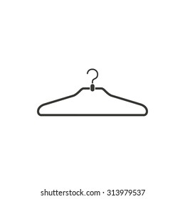 Hanger  icon  on white background. Vector illustration.