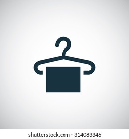 hanger icon, on white background