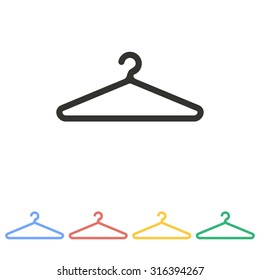Hanger  icon  on white background. Vector illustration.