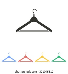 Hanger  icon  on white background. Vector illustration.