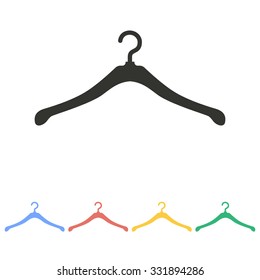 Hanger  icon  on white background. Vector illustration.