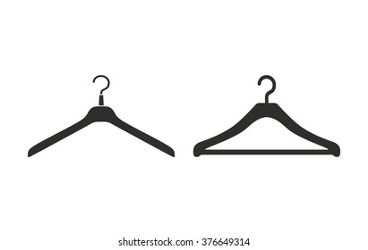 Hanger  icon  on white background. Vector illustration.