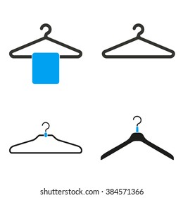 Hanger  icon  on white background. Vector illustration.