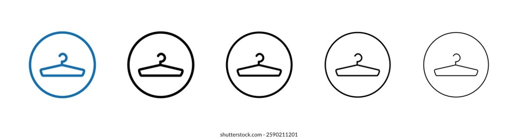 hanger icon Outline vector logo for web ui