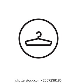 hanger icon Outline vector for web ui