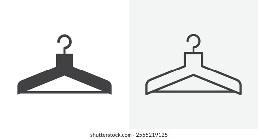 Hanger icon. outlined vector style.