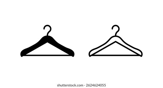 hanger icon set. Flat illustration of vector icon on white background