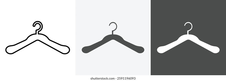 Hanger Icon set vector art