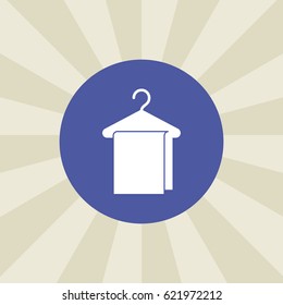 hanger icon. sign design. background