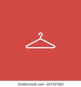 hanger icon. sign design. red background